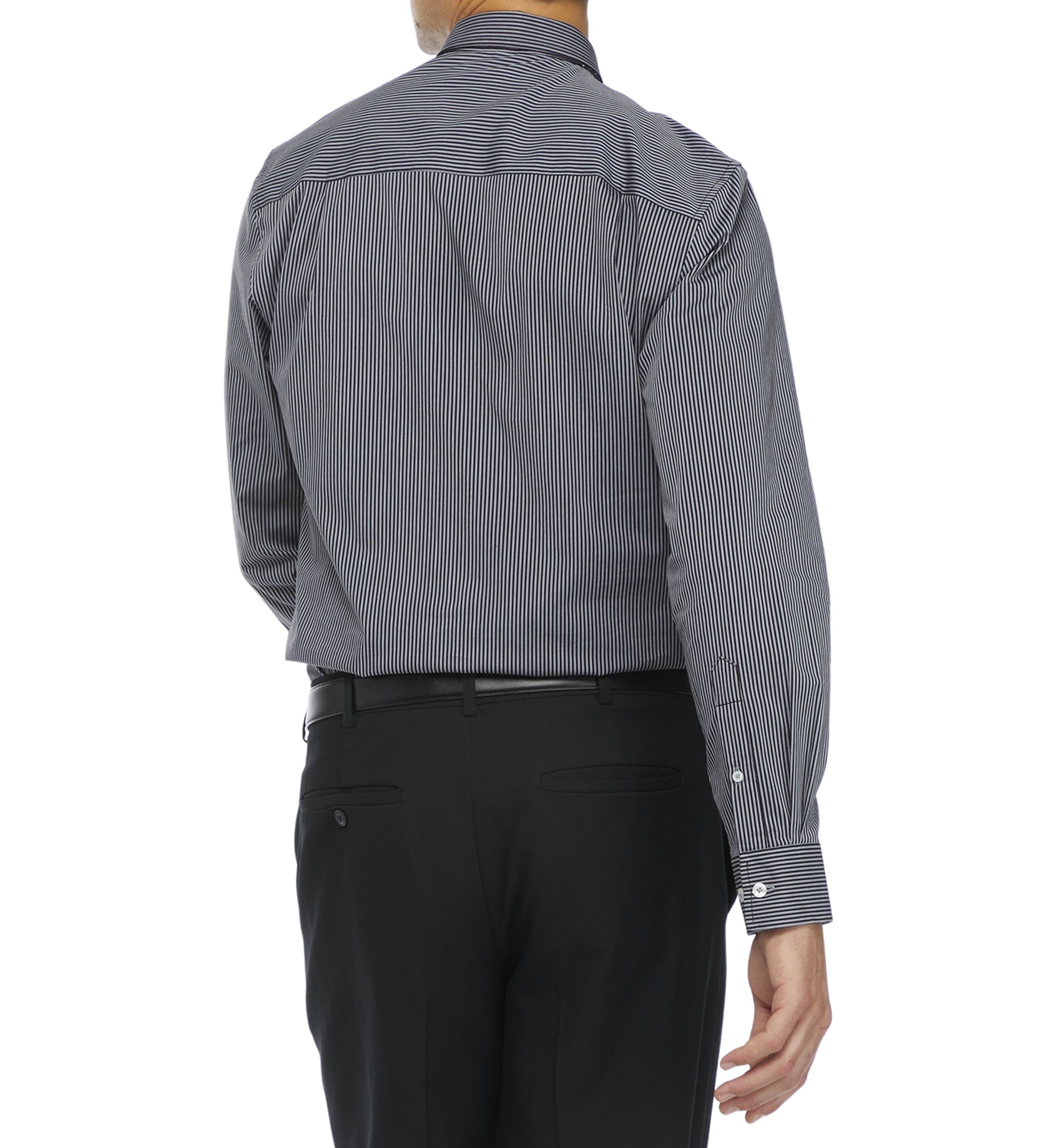 Mens Fine Line Stripe Shirt