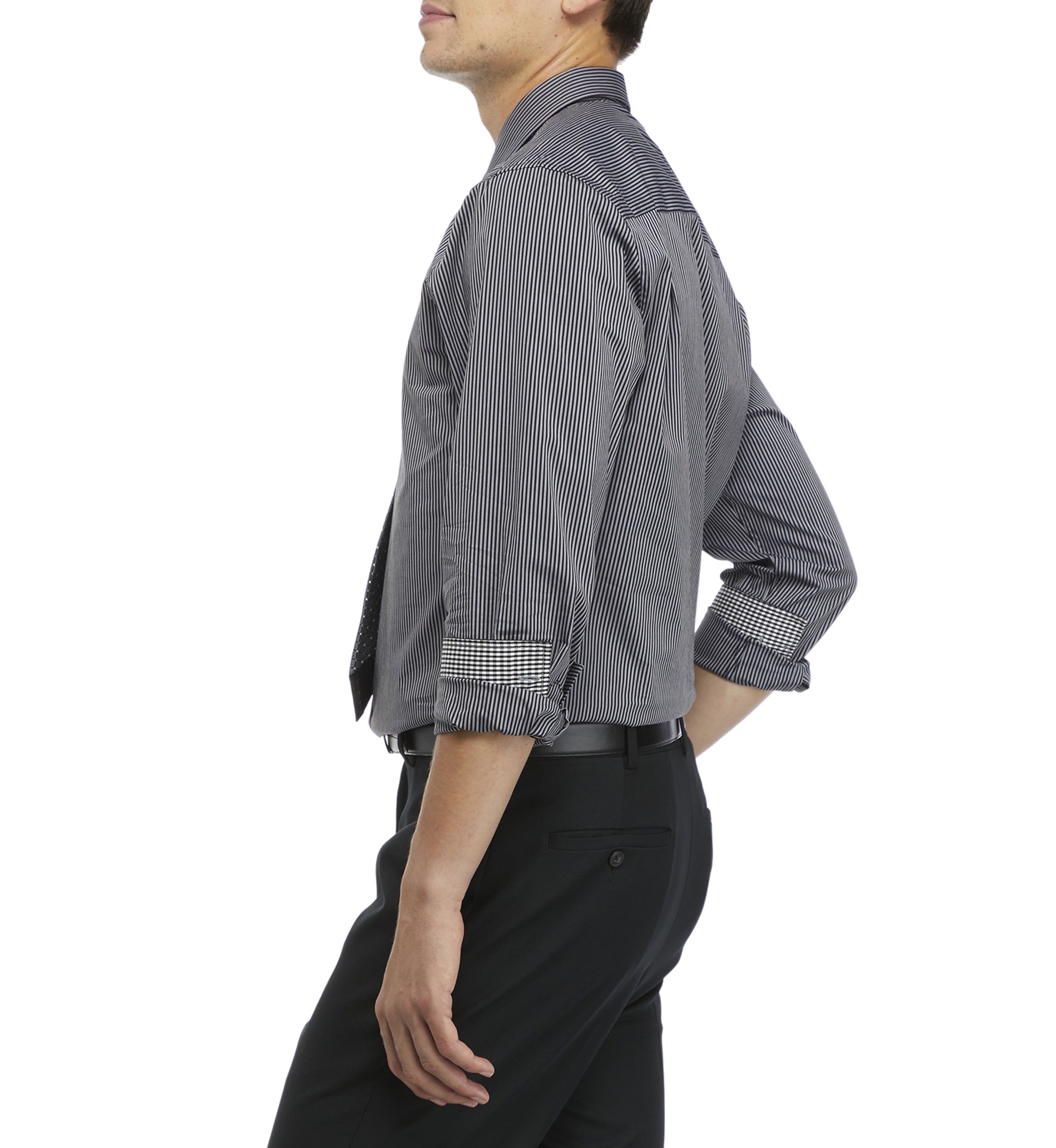 Mens Fine Line Stripe Shirt