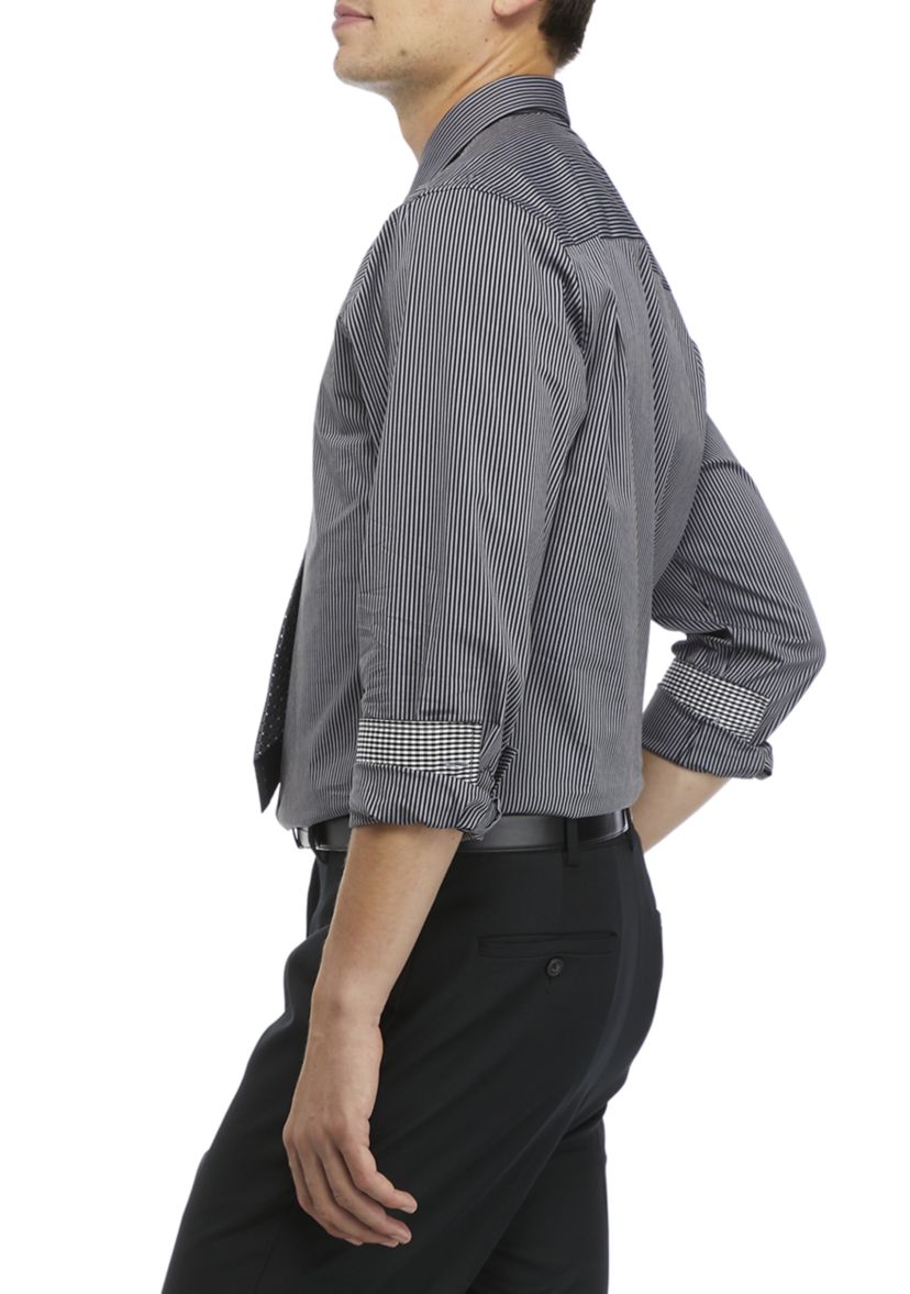 Mens Fine Line Stripe Shirt