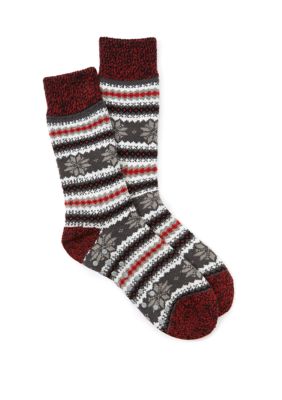 Crown & Ivy™ Cabin Socks with Non-Slip Foot Grip | belk