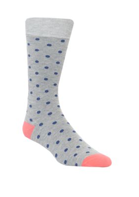 Crown & Ivy™ Men's Polka Dot Crew Socks | belk