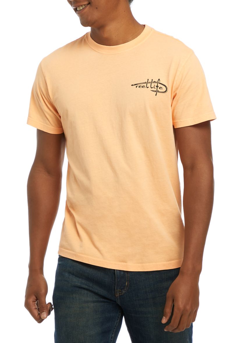 Short Sleeve Ocean Washed Graphic T-Shirt 