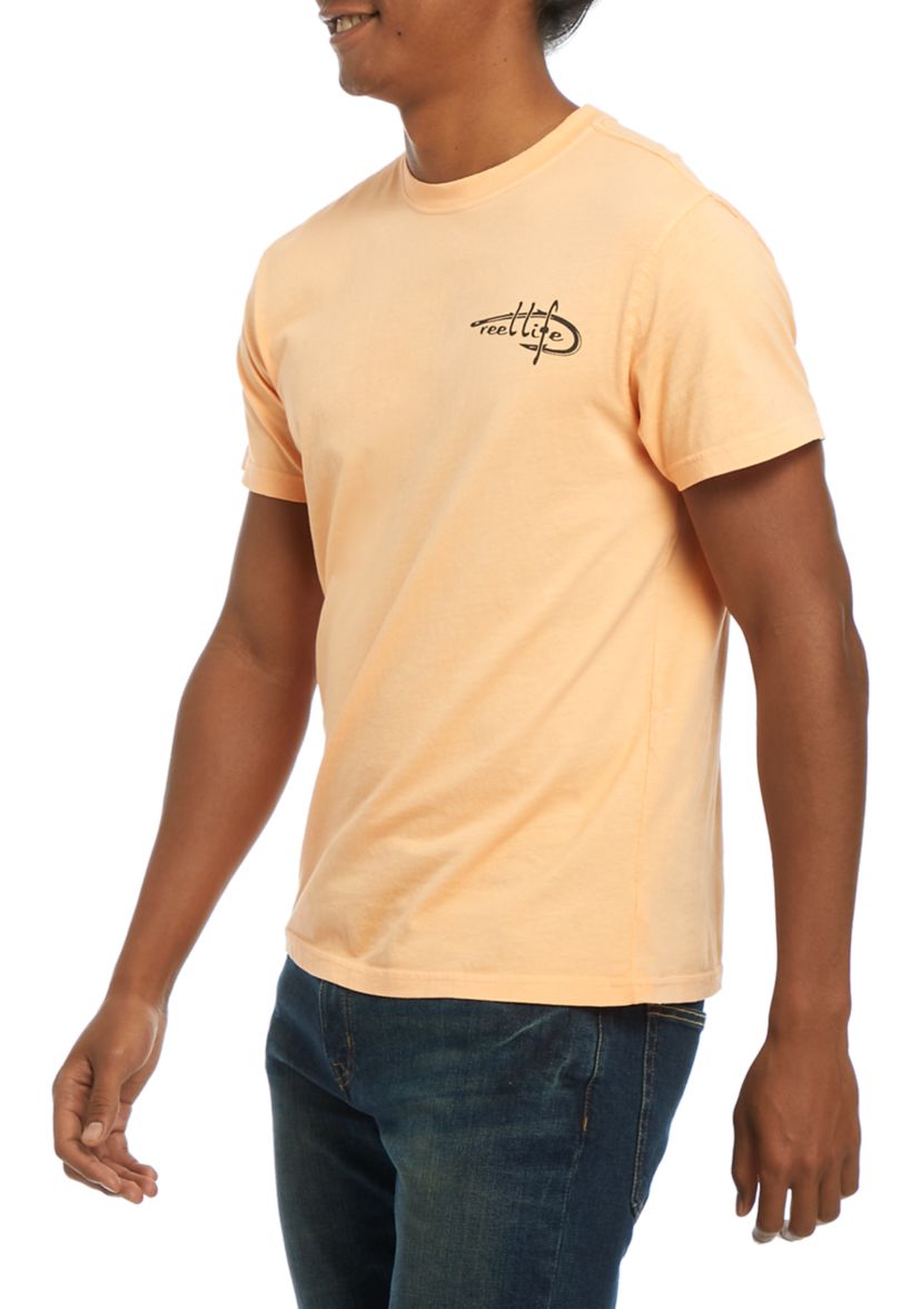 Short Sleeve Ocean Washed Graphic T-Shirt 