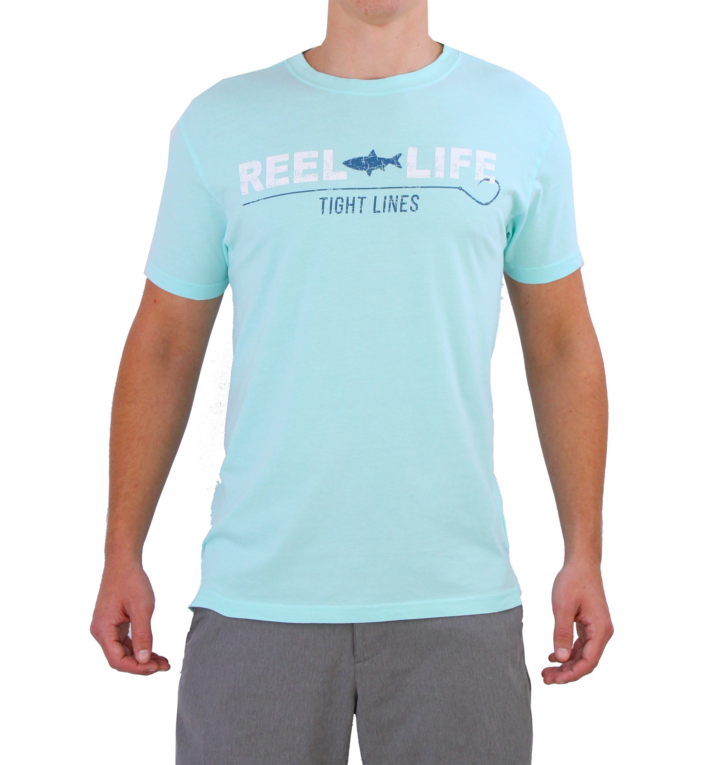 Short Sleeve Reel Life Tight Lines T-Shirt
