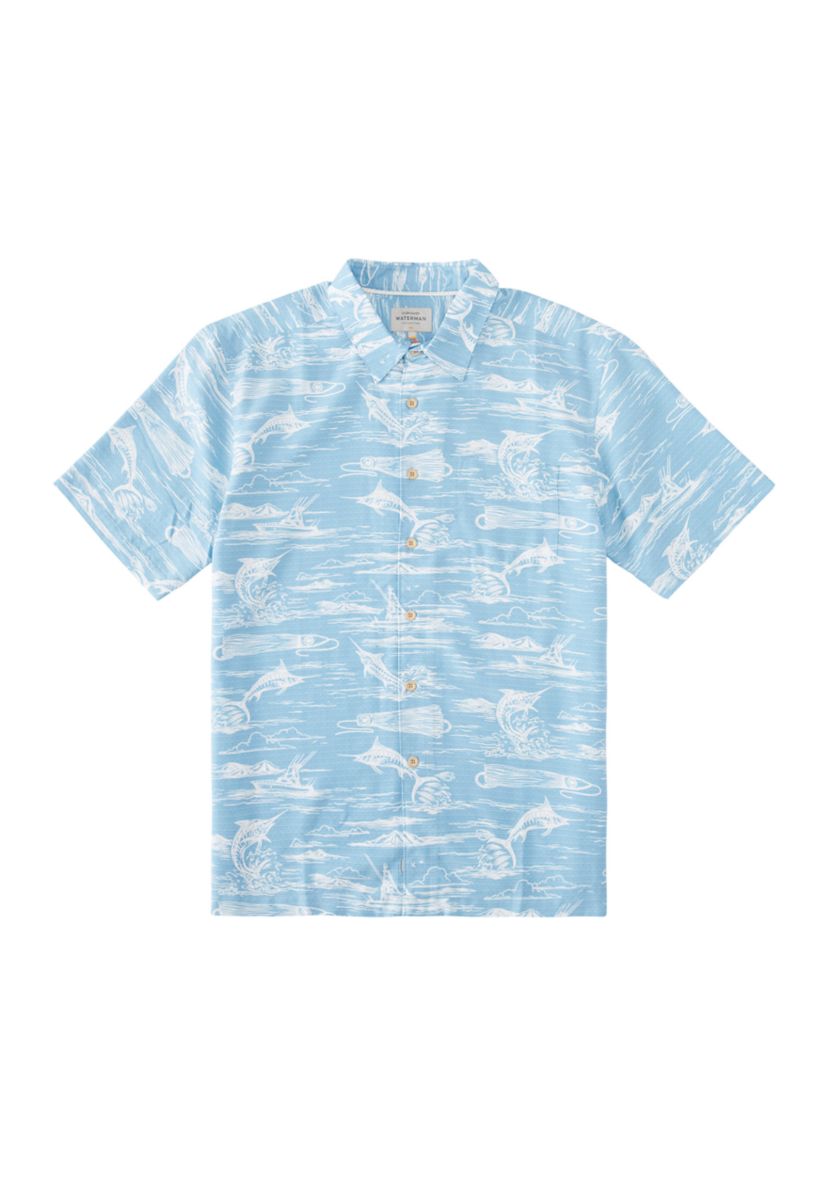 Waterman Short Sleeve Marlin Jig Woven Shirt