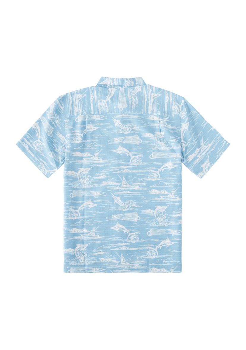 Waterman Short Sleeve Marlin Jig Woven Shirt