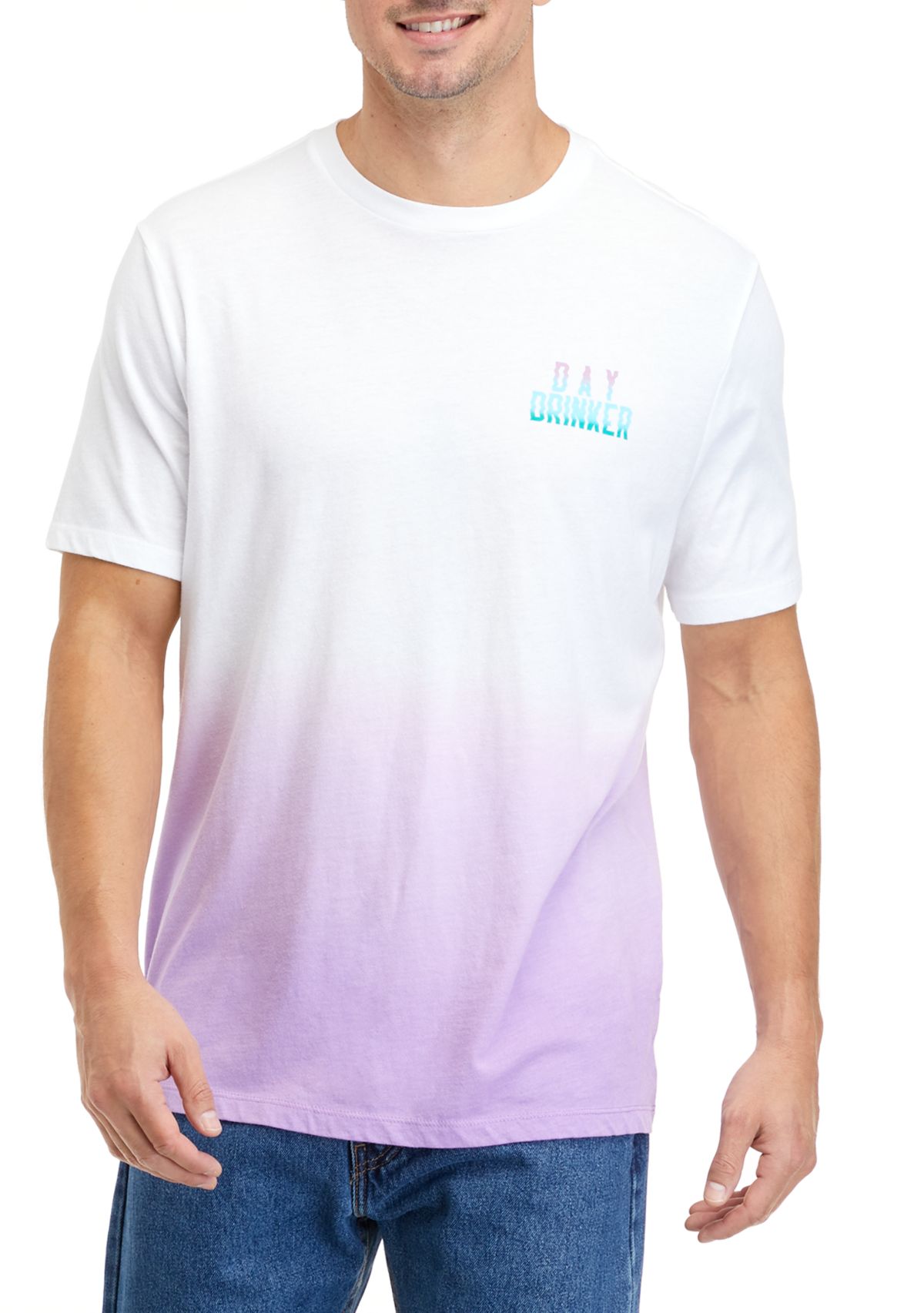 Graphic Tie Dye Short Sleeve Shirt
