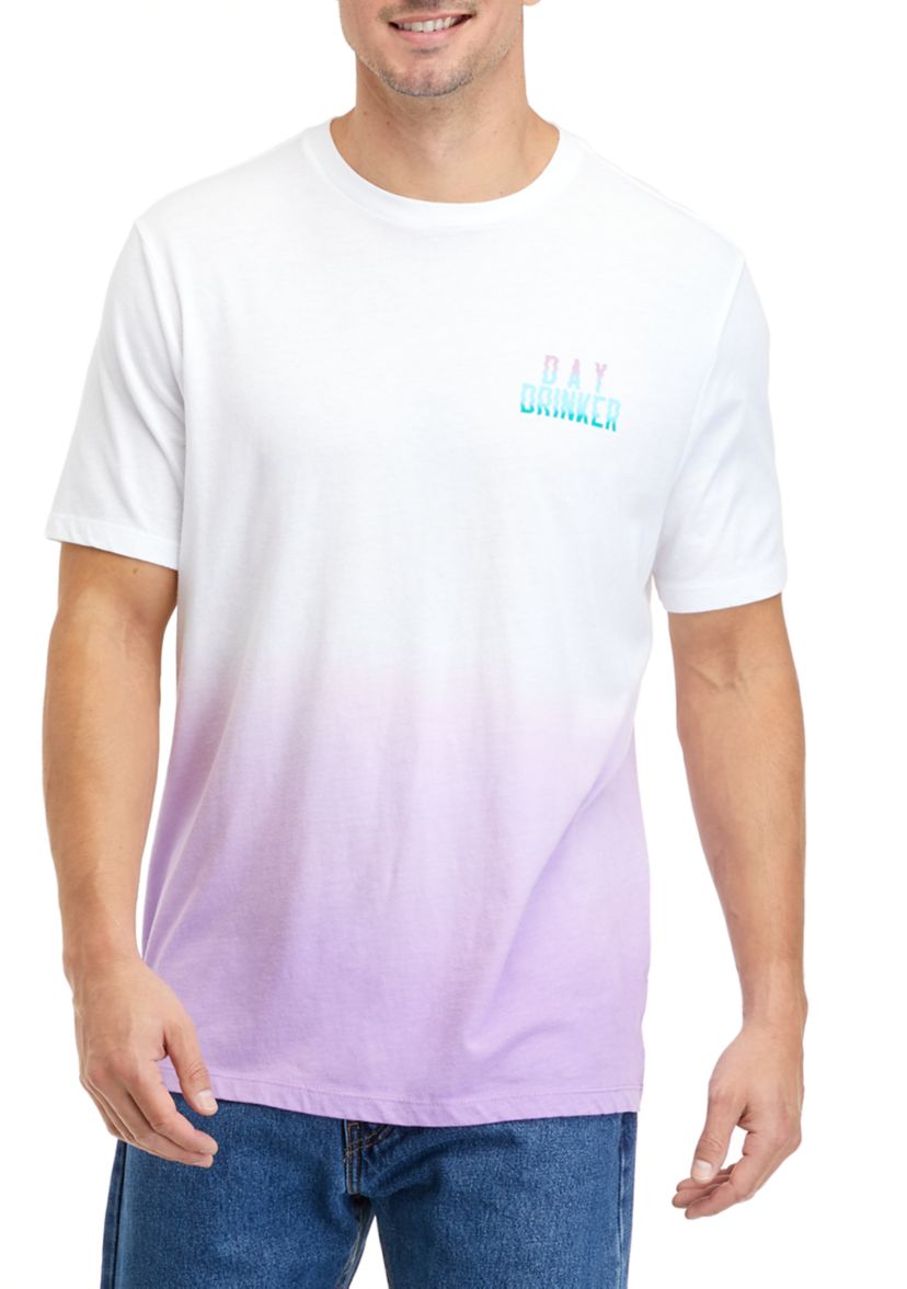 Graphic Tie Dye Short Sleeve Shirt