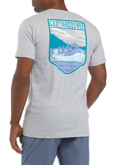 Ocean + Coast® Short Sleeve River Rafters Graphic
