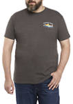 Big & Tall Short Sleeve Trout Outdoors Graphic T-Shirt 