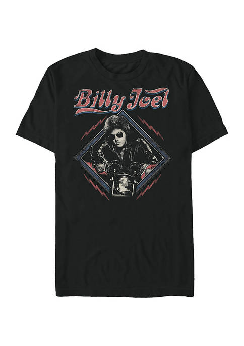 Big & Tall Billy Joel Bike Graphic T-Shirt 