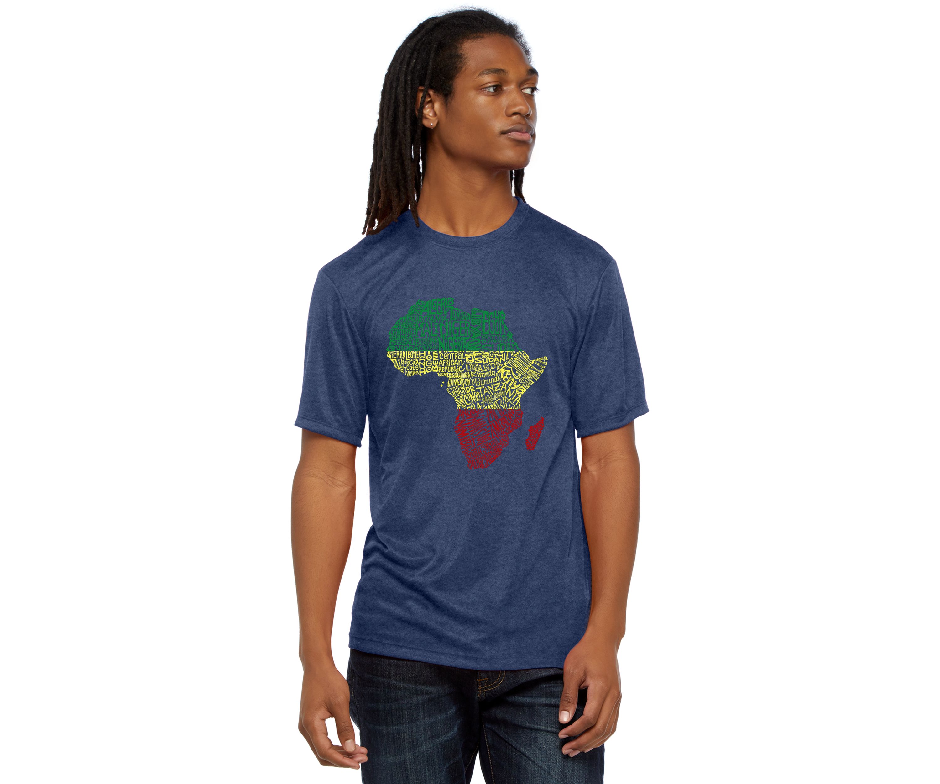 Premium Blend Word Art T-Shirt - Countries in Africa
