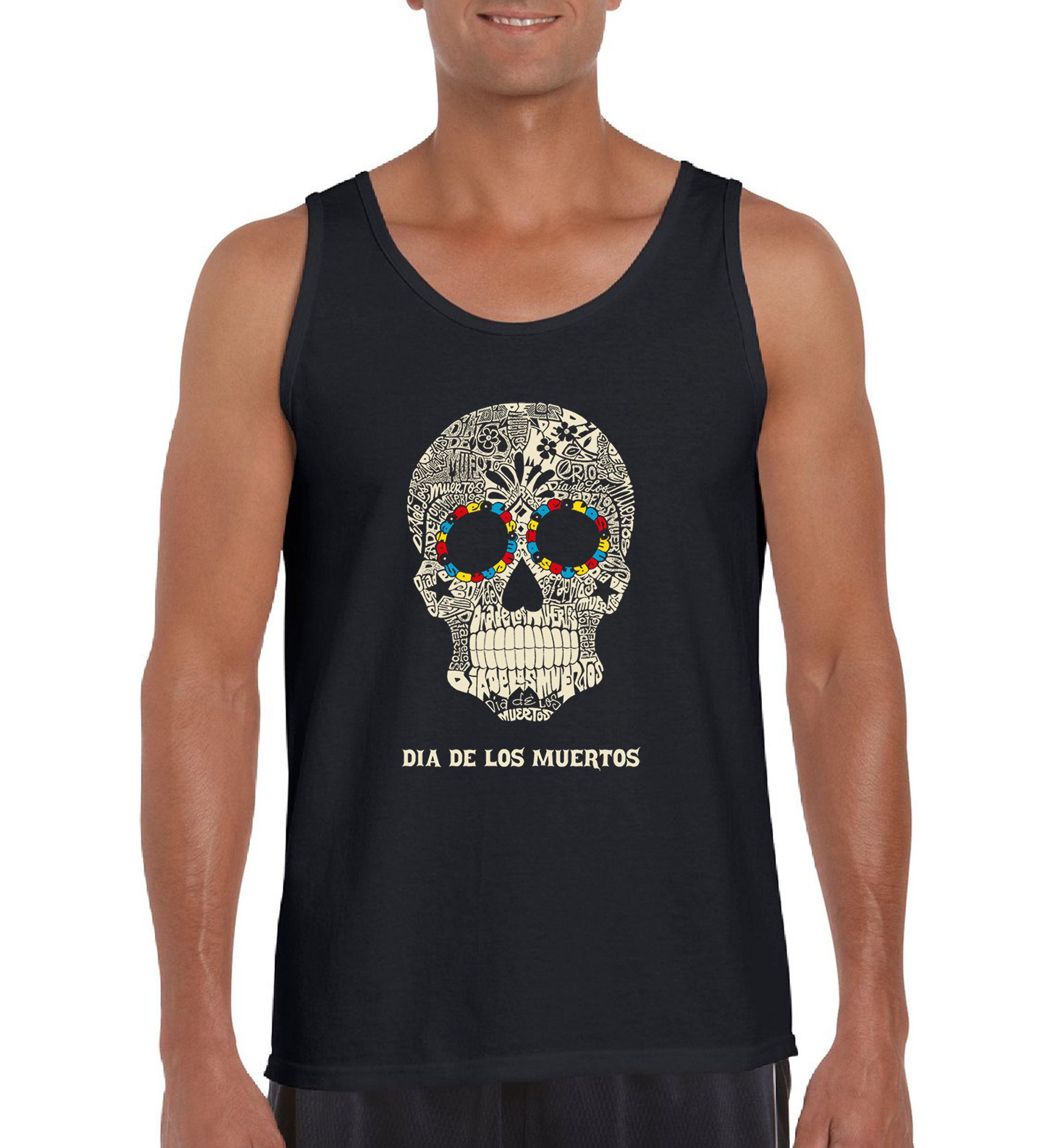 Word Art Tank Top - Dia De Los Muertos