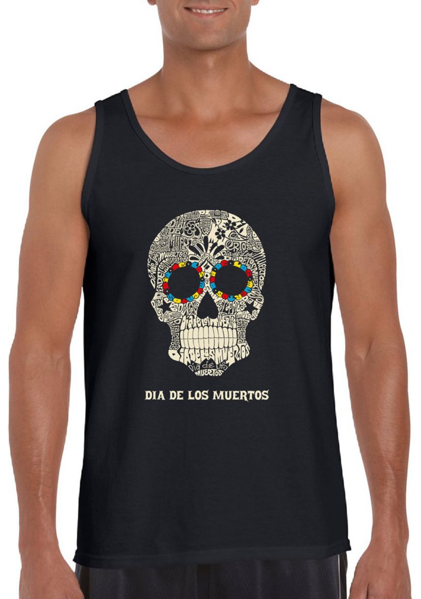 Word Art Tank Top - Dia De Los Muertos