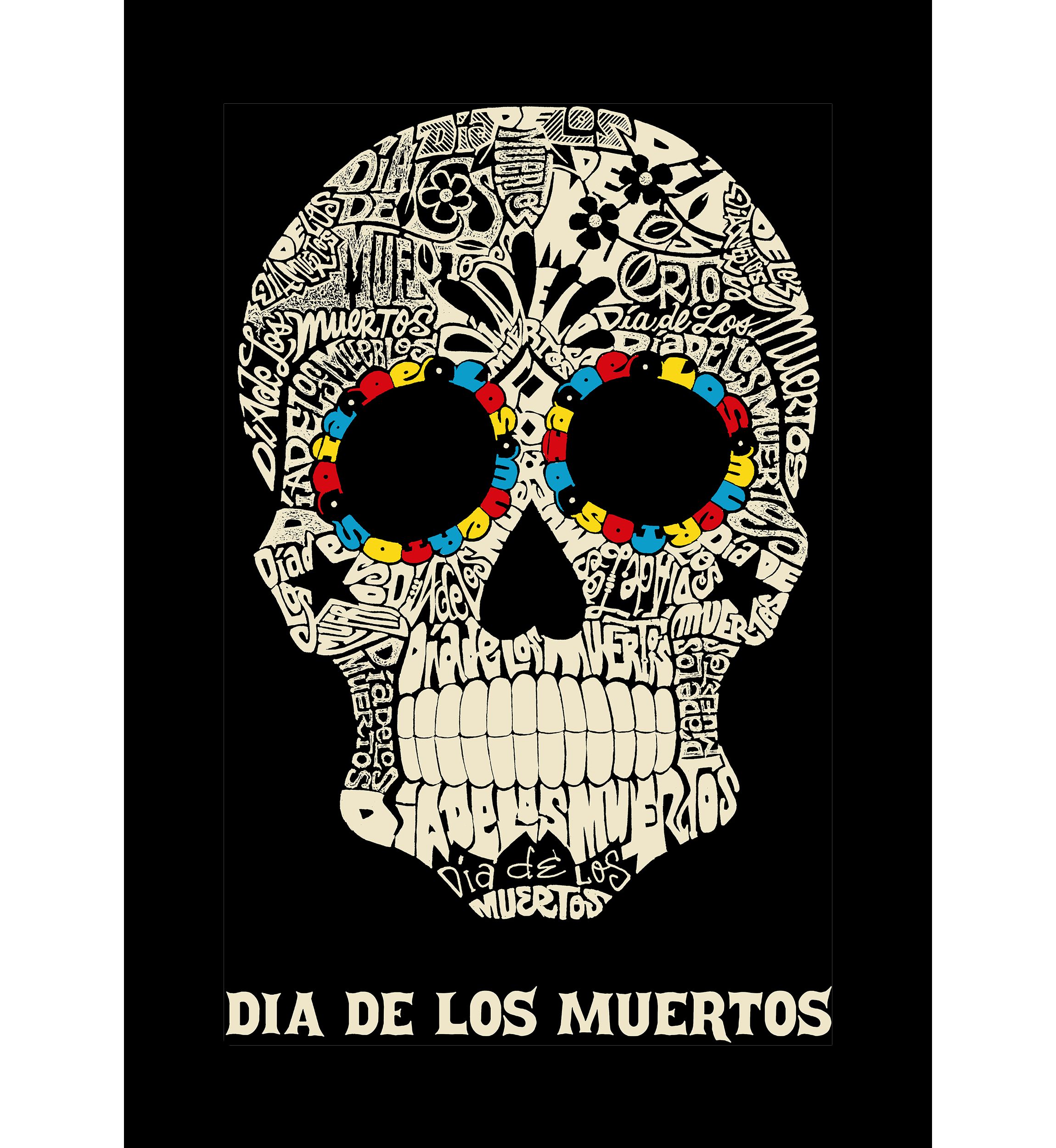 Word Art Tank Top - Dia De Los Muertos
