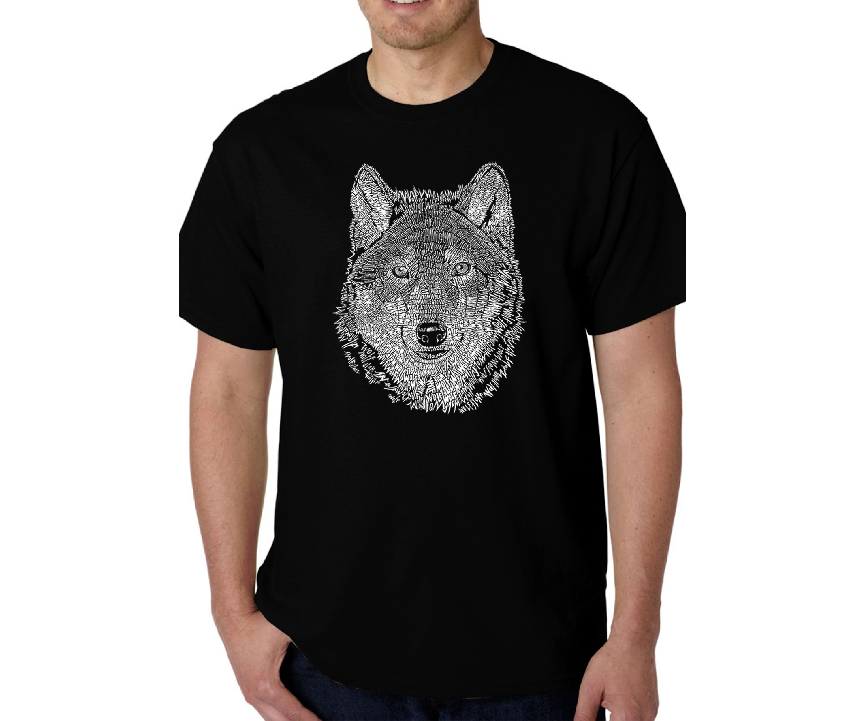 Word Art T-Shirt - Wolf