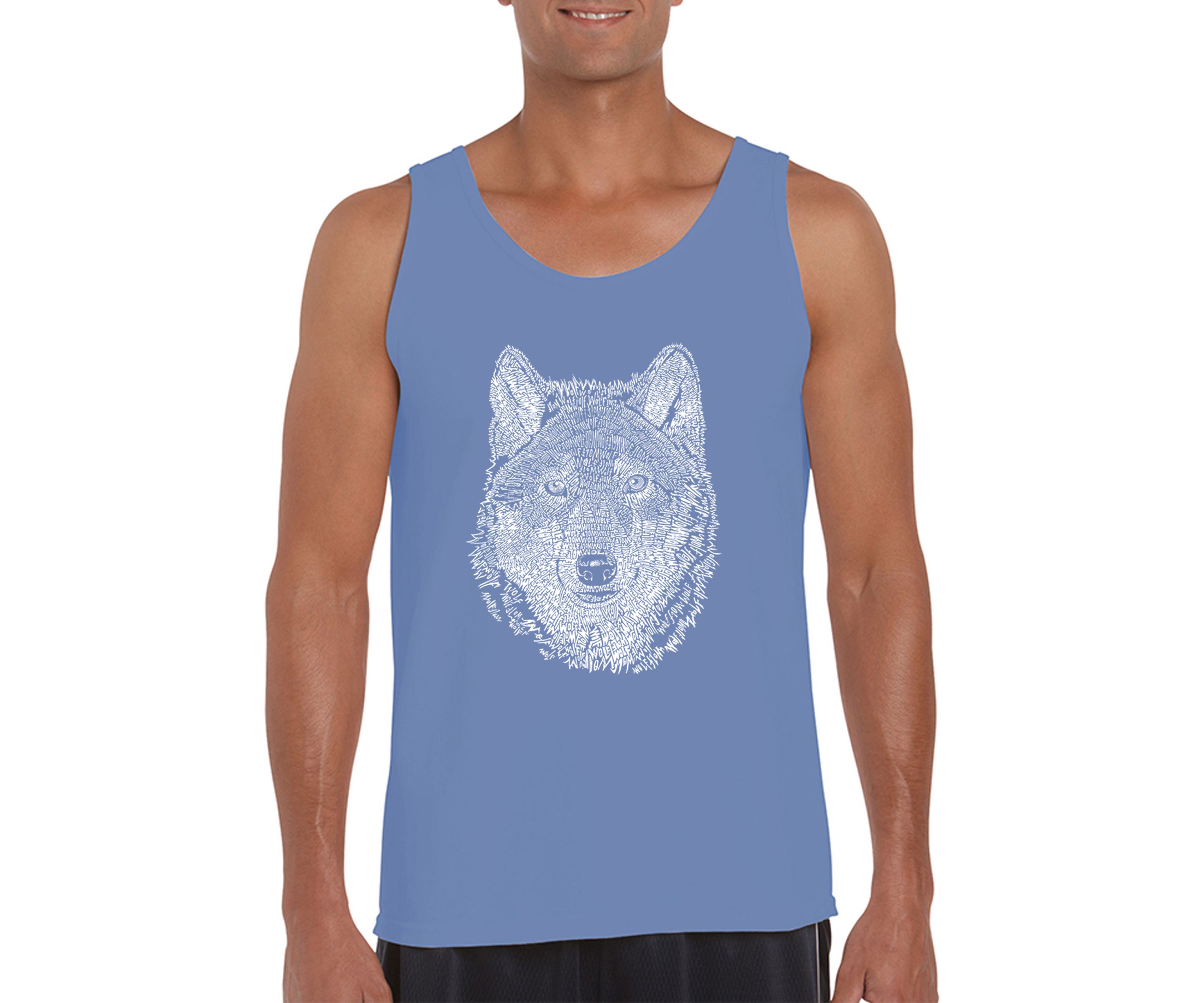 Word Art Tank Top - Wolf