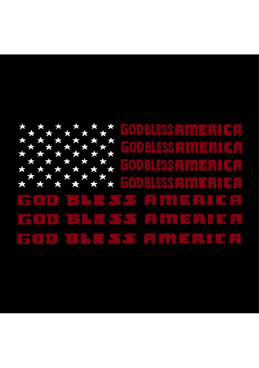 Premium Blend Word Art Graphic T-Shirt - God Bless America