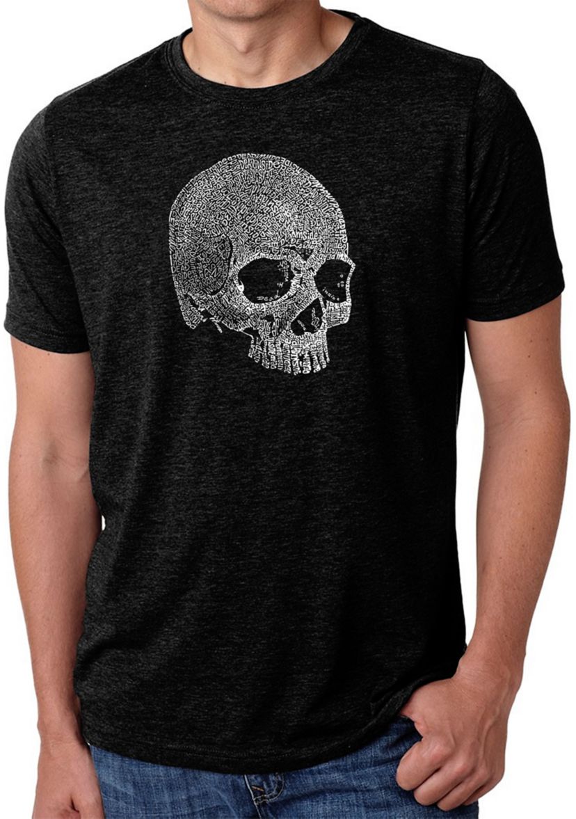 Premium Blend Word Art Graphic T-Shirt - Dead Inside Skull