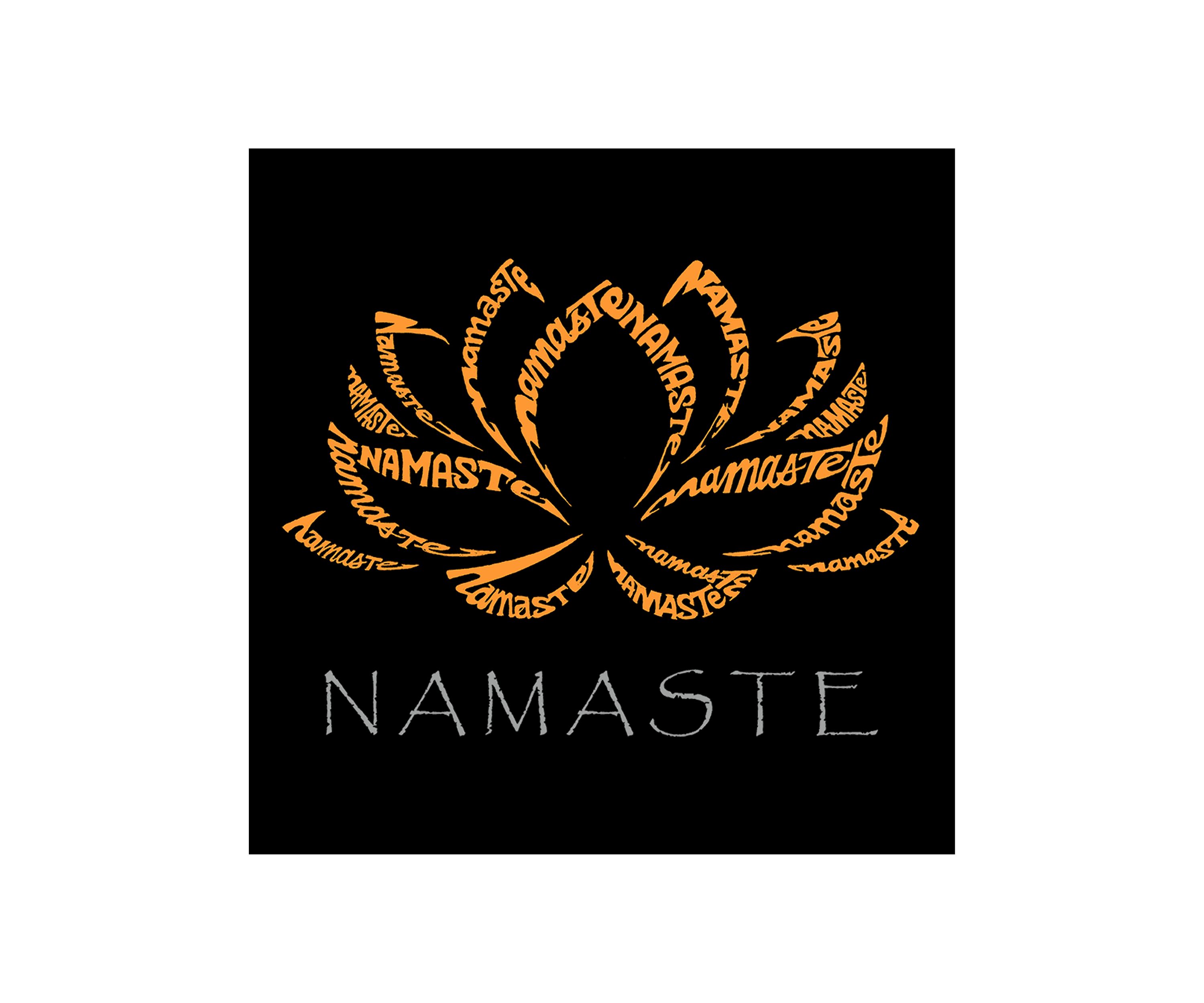 Word Art Long Sleeve T-shirt - Namaste