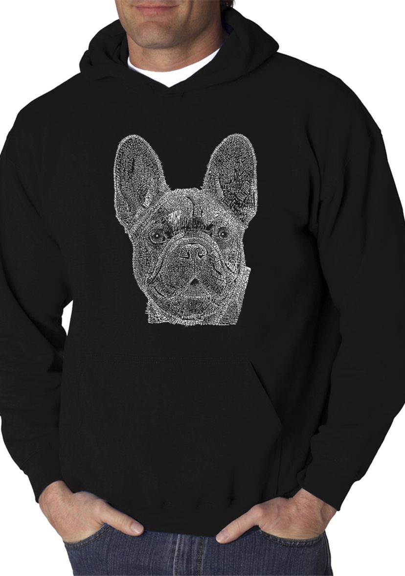 Word Art Hooded Sweatshirt - French Bulldog