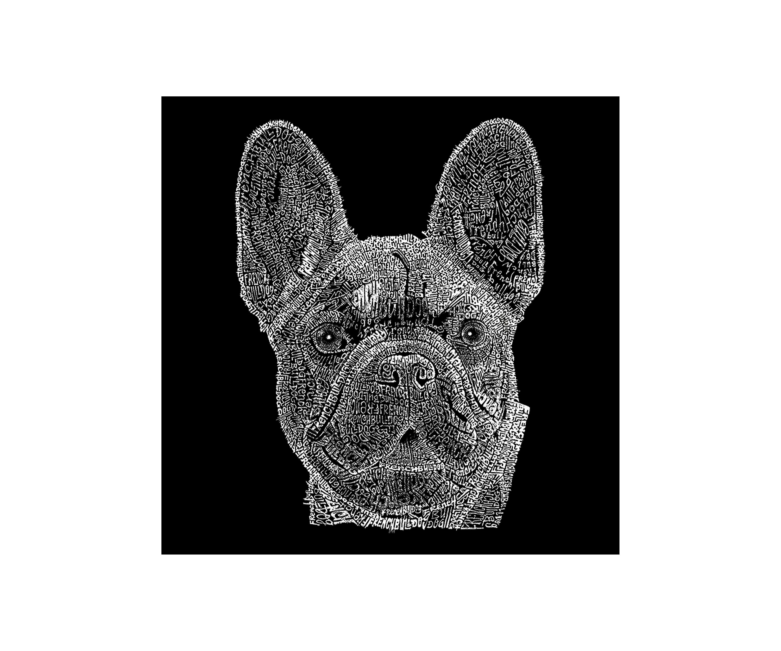 Word Art Hooded Sweatshirt - French Bulldog