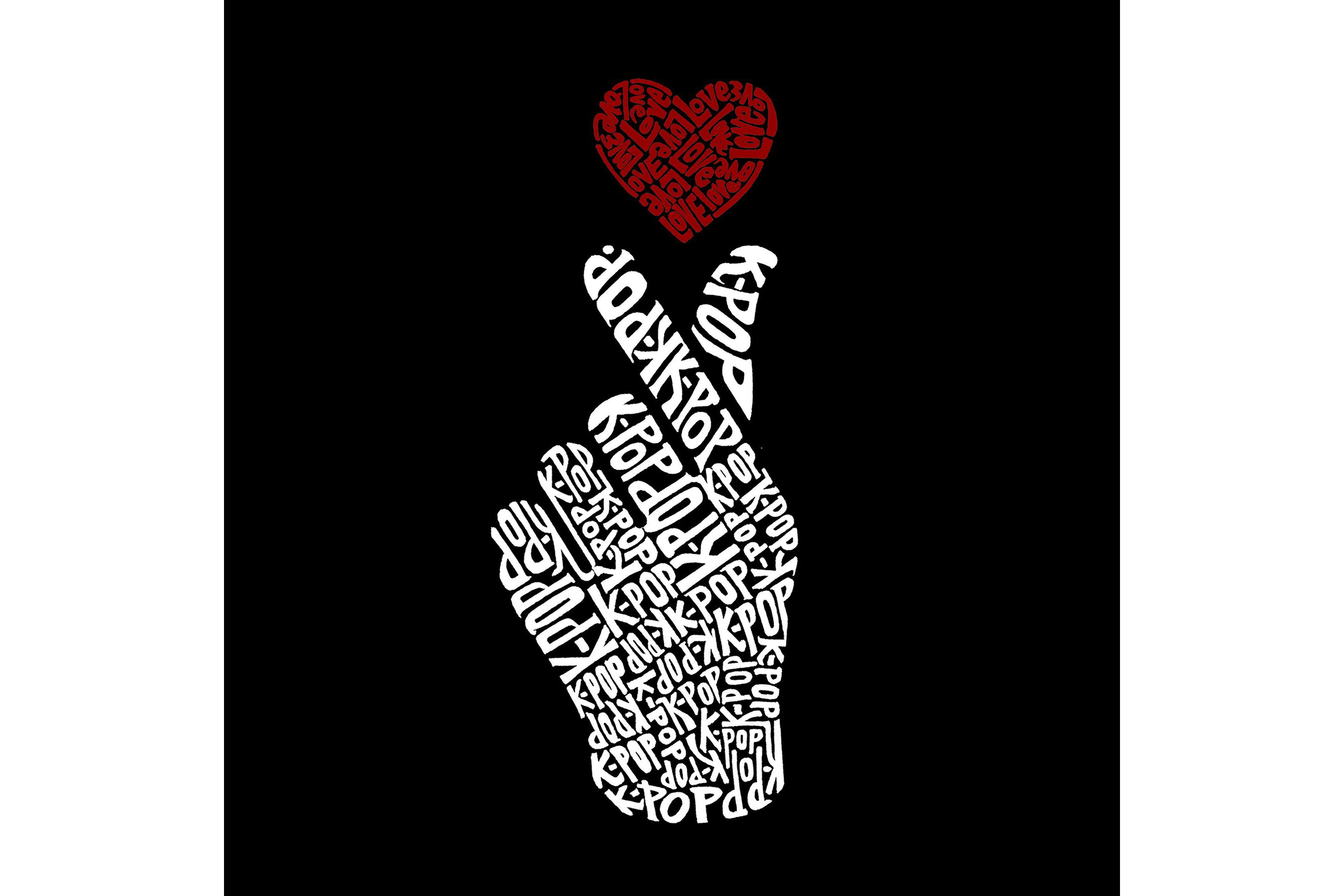 Mens Premium Blend Word Art T-shirt - K-Pop