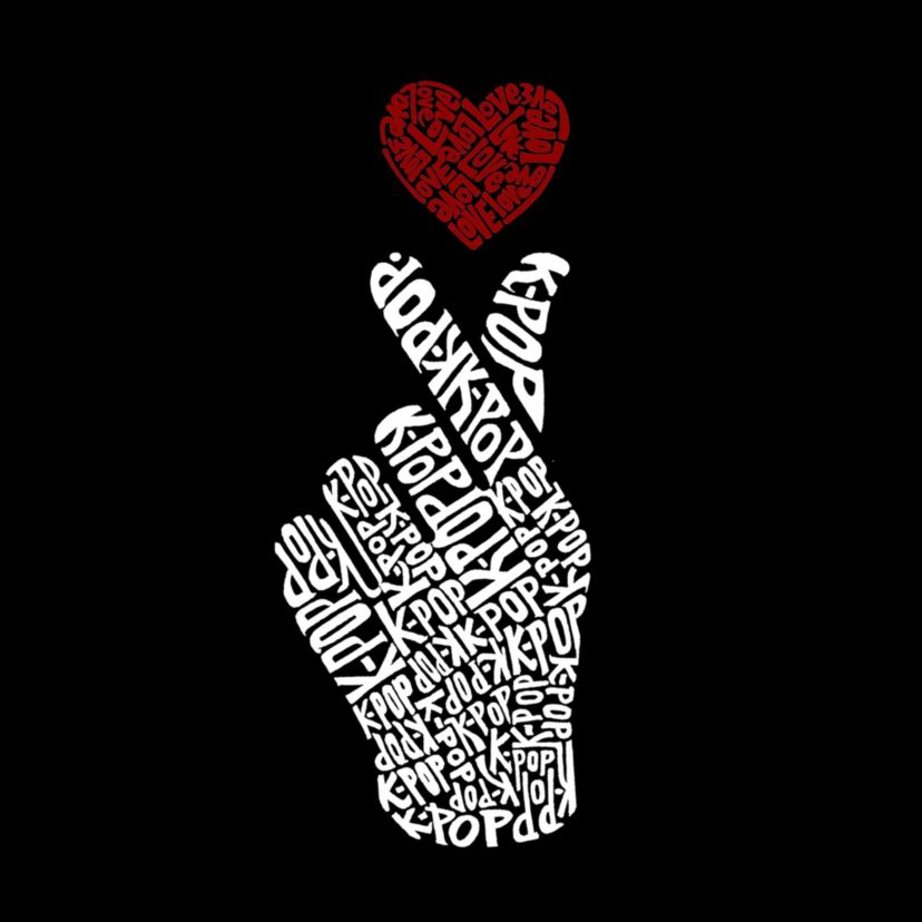 Mens Premium Blend Word Art T-shirt - K-Pop