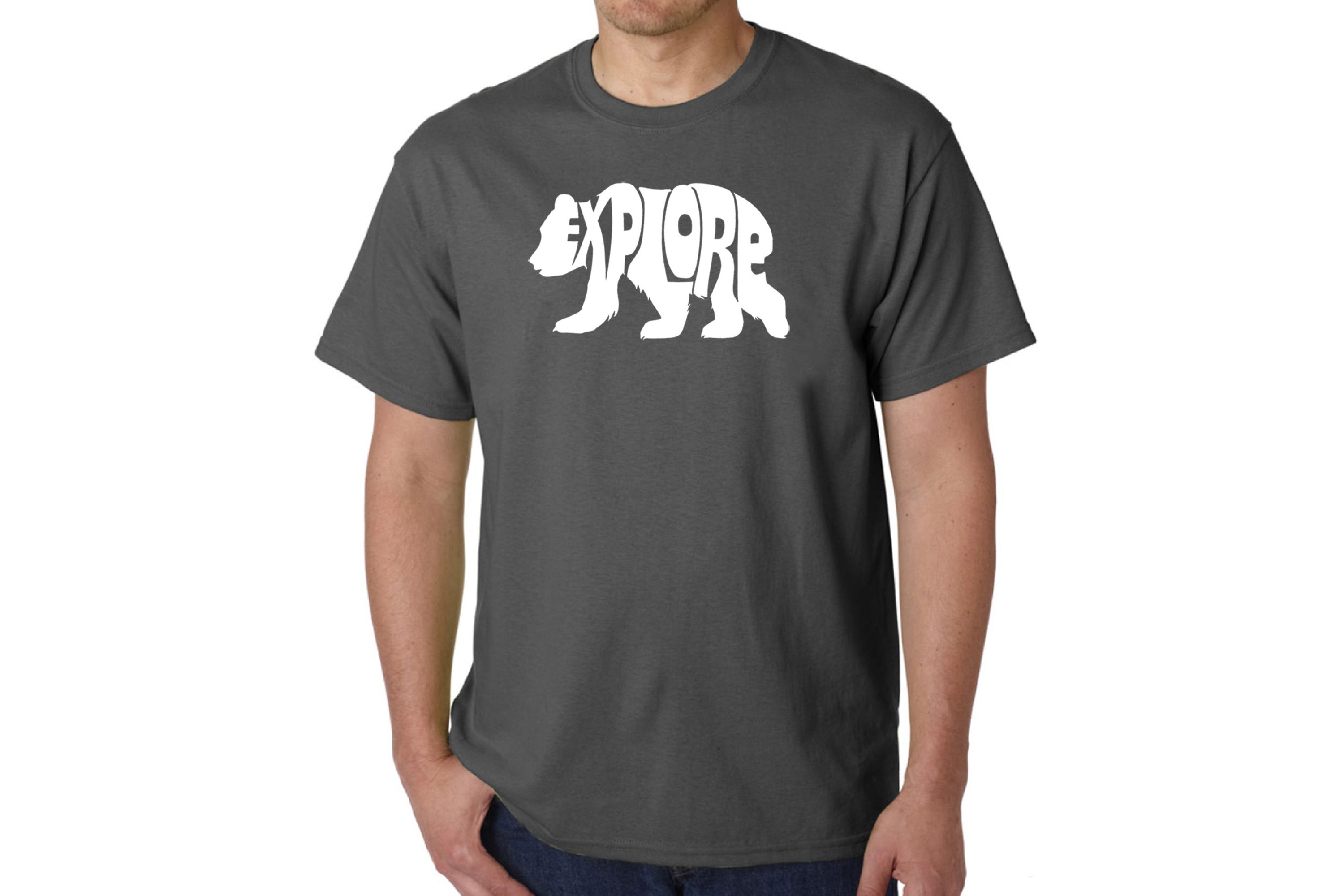 Mens Word Art T-Shirt - Explore