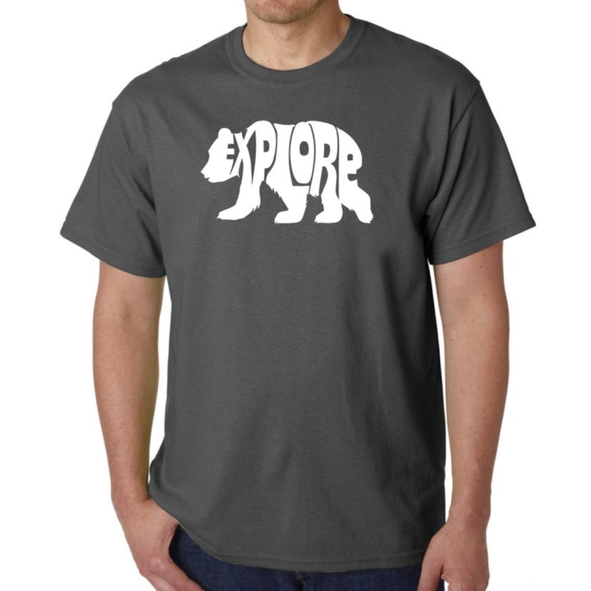 Mens Word Art T-Shirt - Explore