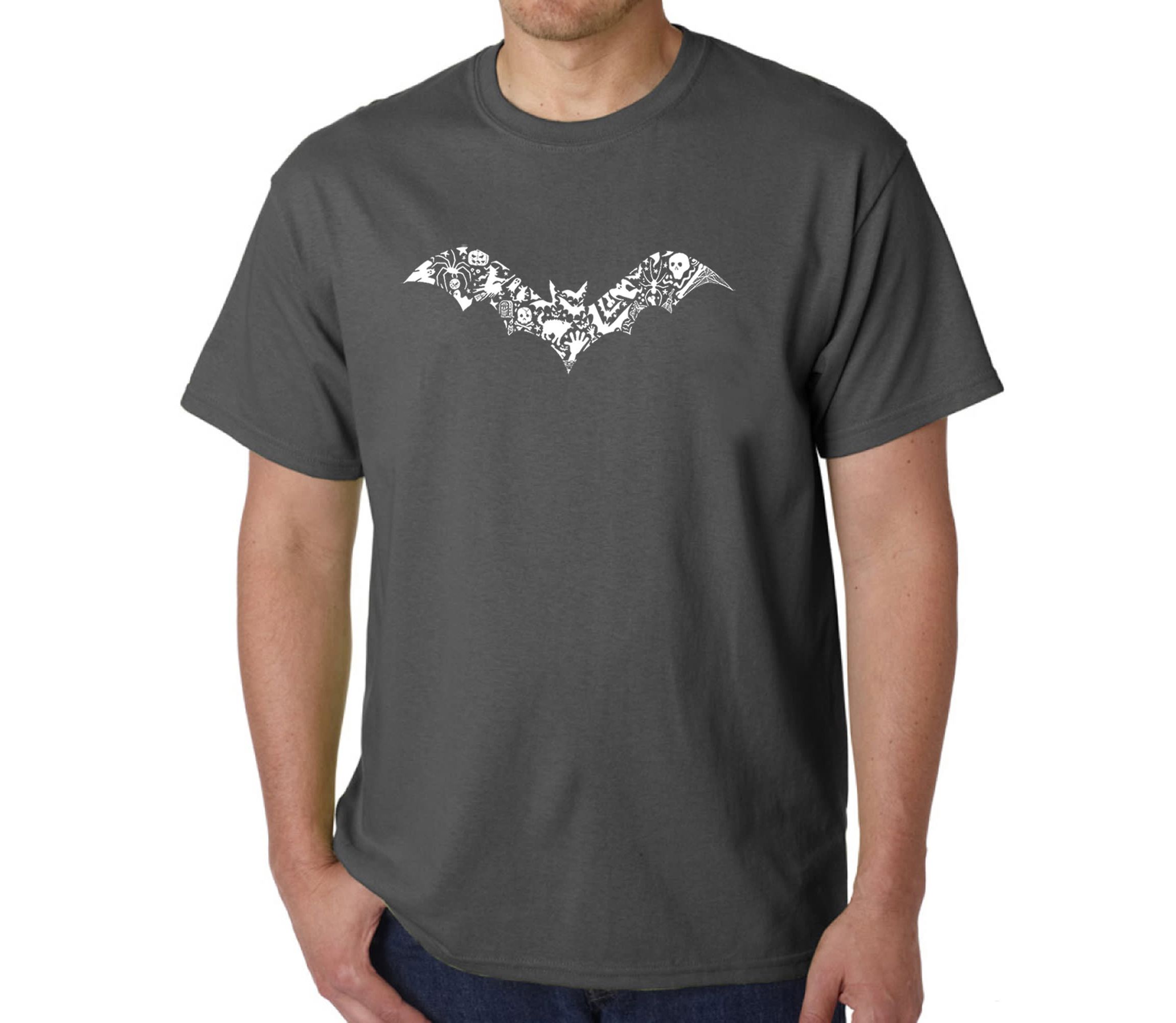 Mens Word Art T-Shirt - Bat Pics