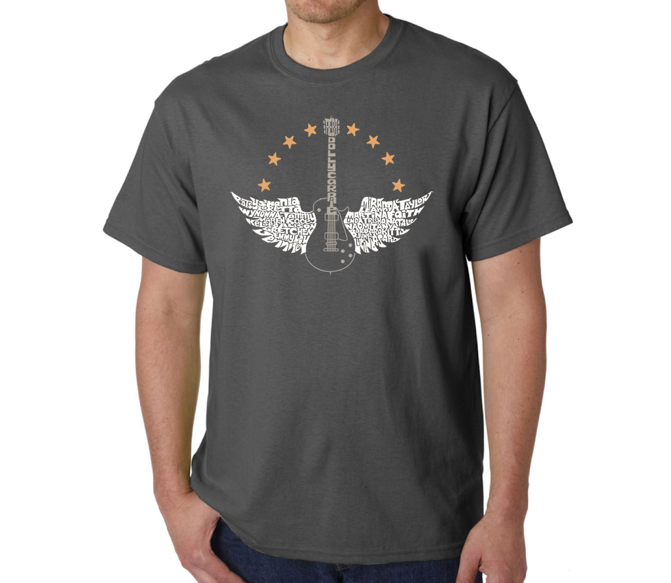 Mens Word Art T-Shirt - Country Female Singers