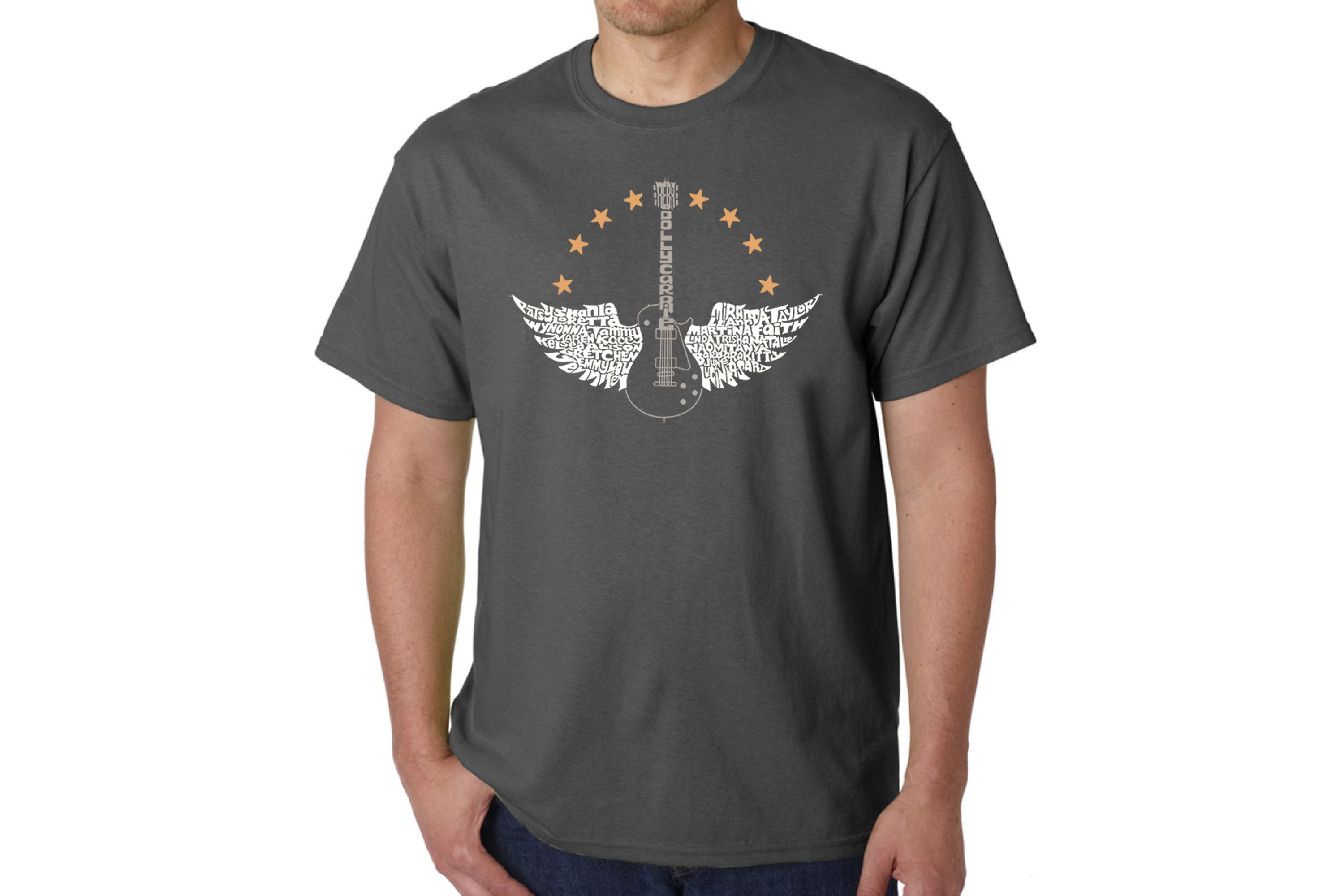 Mens Word Art T-Shirt - Country Female Singers