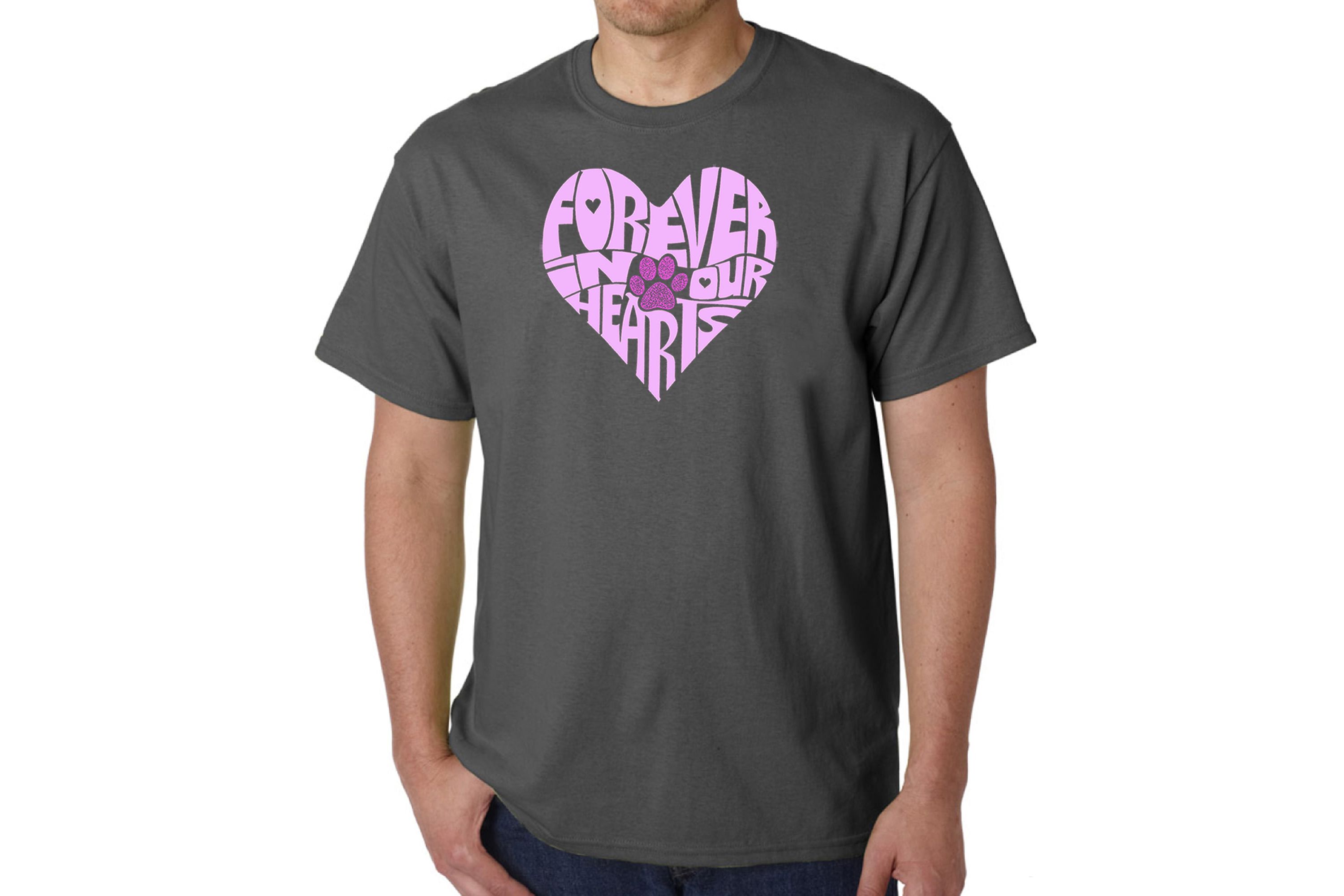 Mens Word Art T-Shirt - Forever In Our Hearts