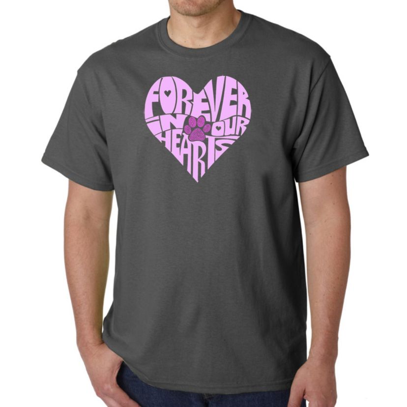 Mens Word Art T-Shirt - Forever In Our Hearts