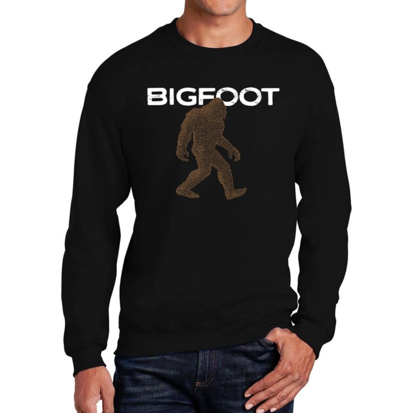 Mens Word Art Crewneck Sweatshirt  - Bigfoot