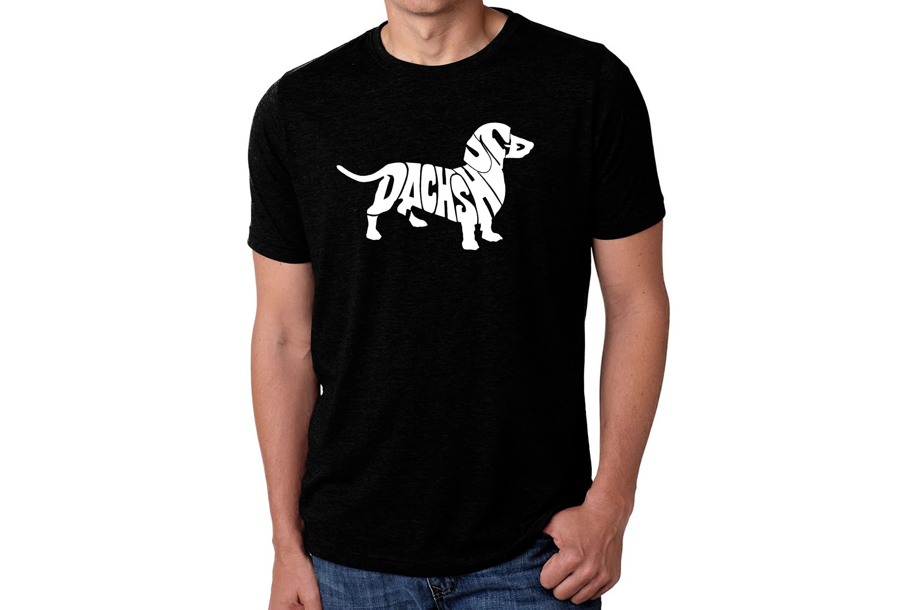 Mens Premium Blend Word Art T-shirt - Dachshund