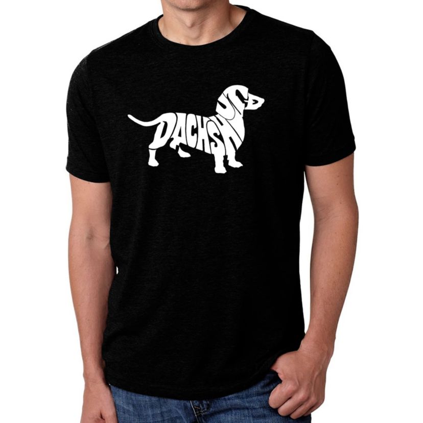 Mens Premium Blend Word Art T-shirt - Dachshund