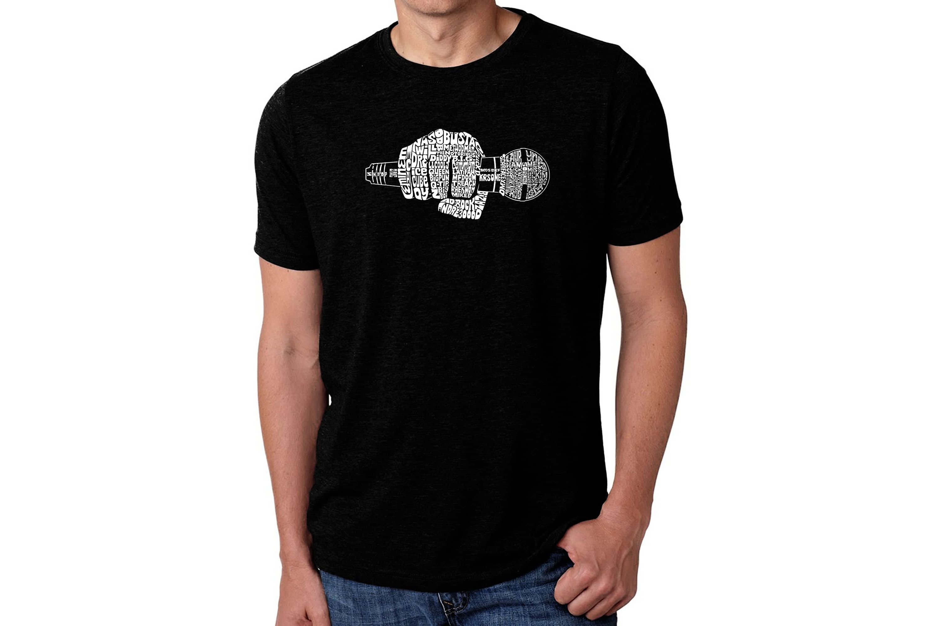 Mens Premium Blend Word Art T-Shirt - 90s Rappers