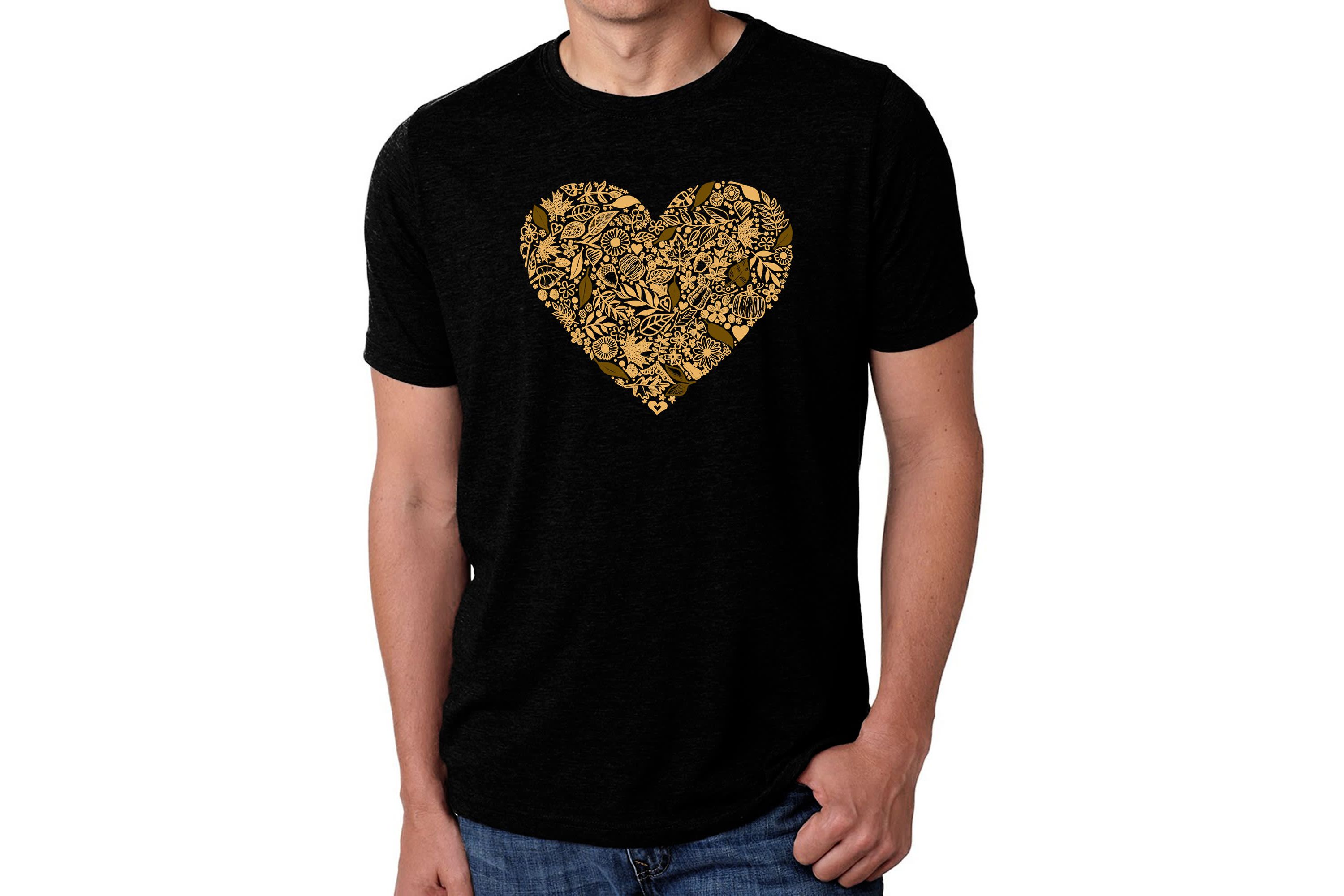 Mens Premium Blend Word Art T-Shirt - Fall Vibes