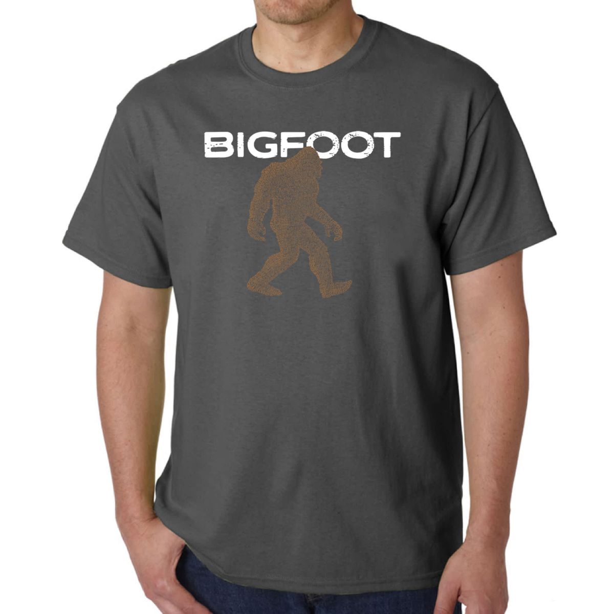 Mens Word Art T-Shirt  - Bigfoot