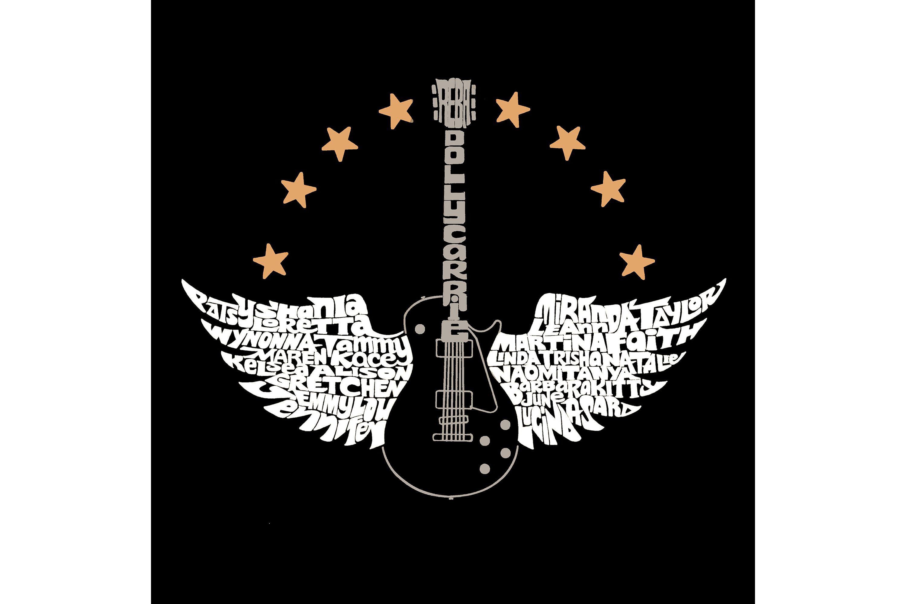 Mens Word Art Tank Top - Country Female Singers