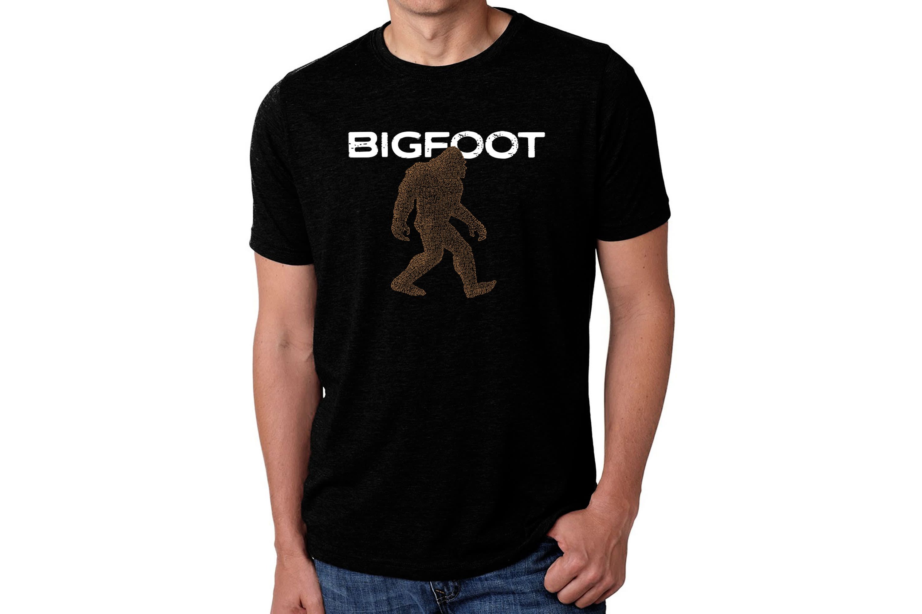 Mens Premium Blend Word Art T-Shirt  - Bigfoot