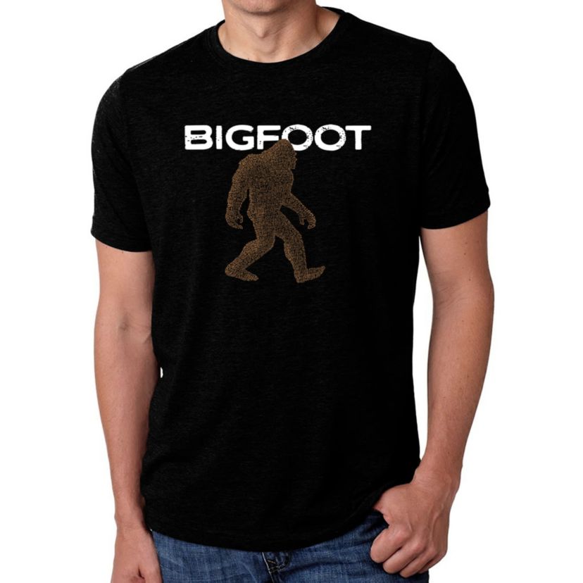 Mens Premium Blend Word Art T-Shirt  - Bigfoot