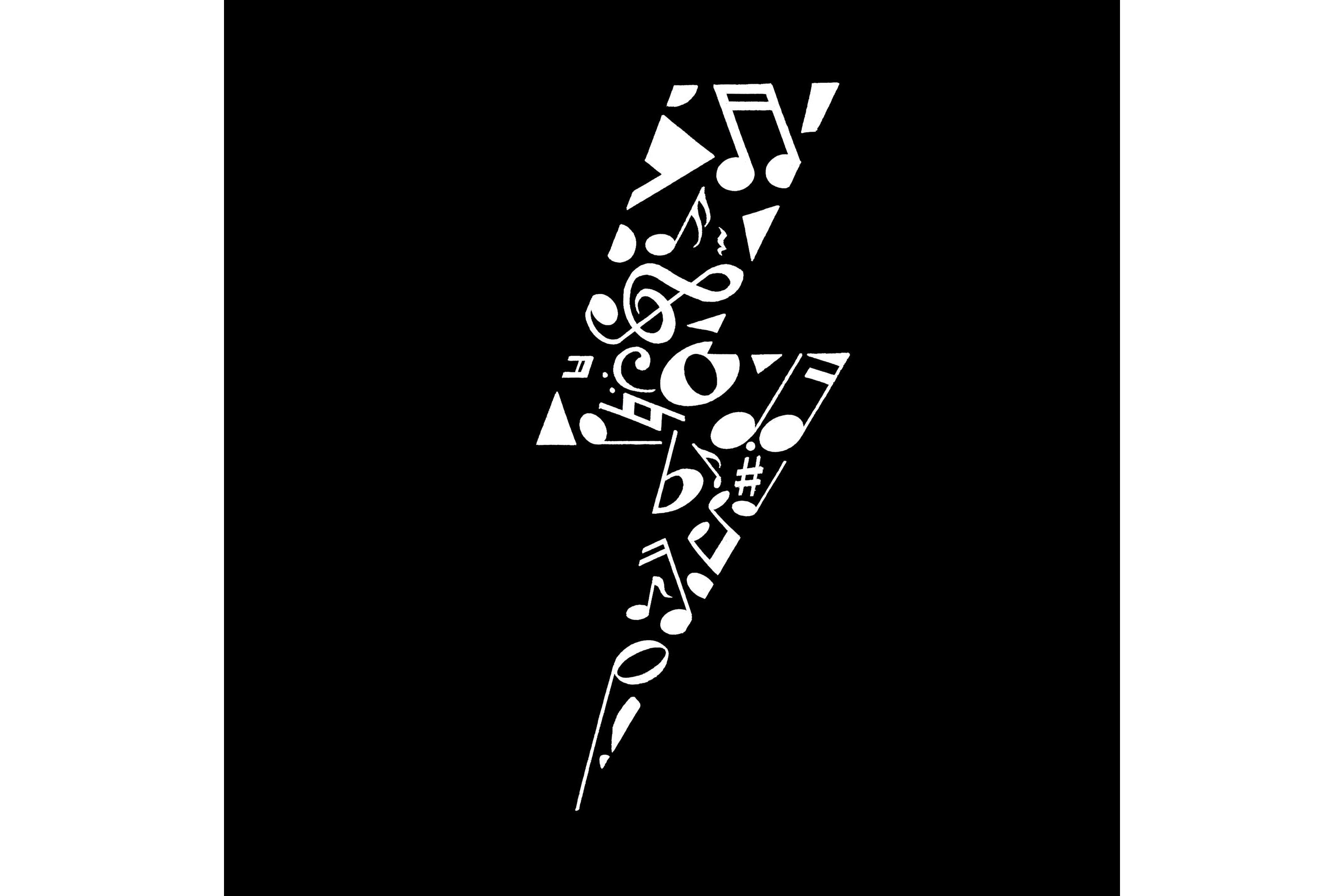 Mens Word Art Sleeveless T-shirt - Lightning Bolt