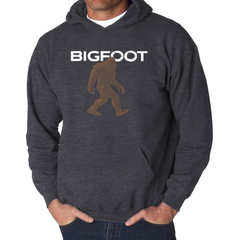 Mens Word Art Hooded Sweatshirt  - Bigfoot
