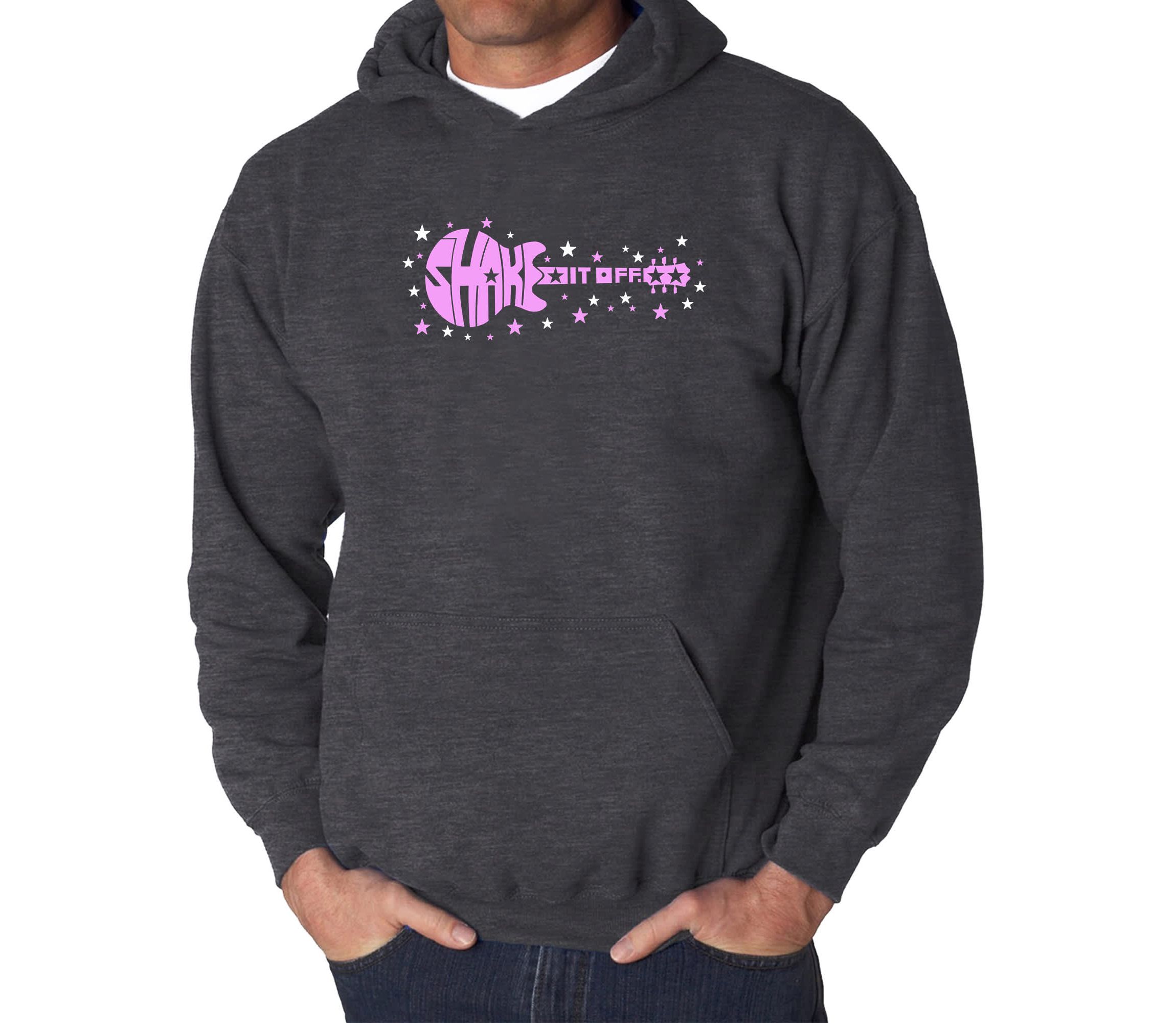 Mens Word Art Hooded Sweatshirt  - Shake it Off