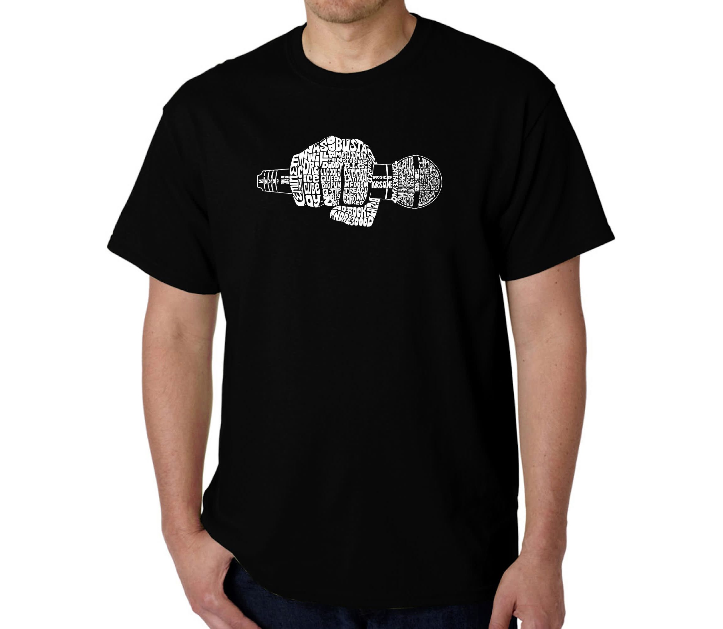 Mens Word Art T-Shirt - 90s Rappers