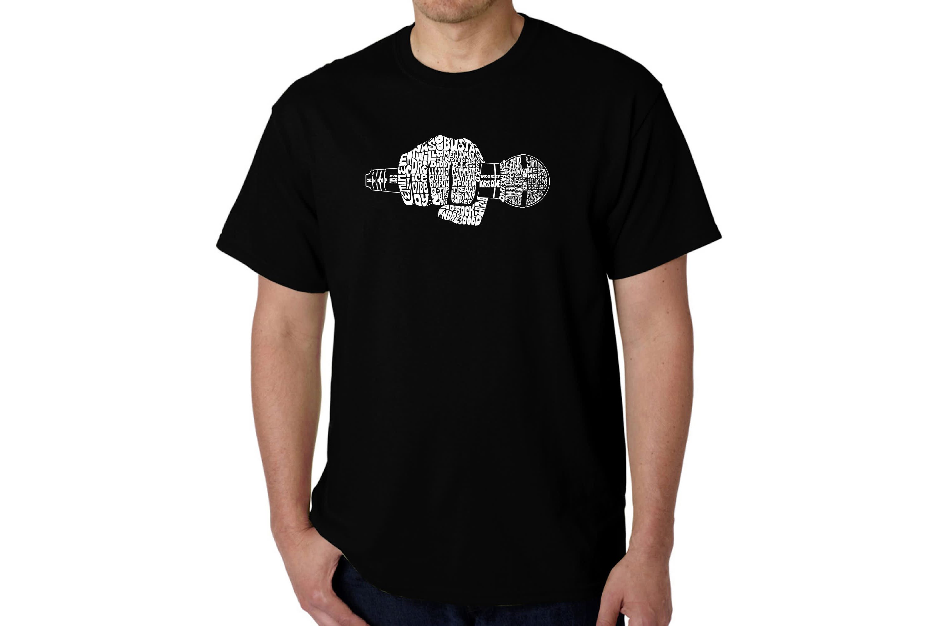 Mens Word Art T-Shirt - 90s Rappers