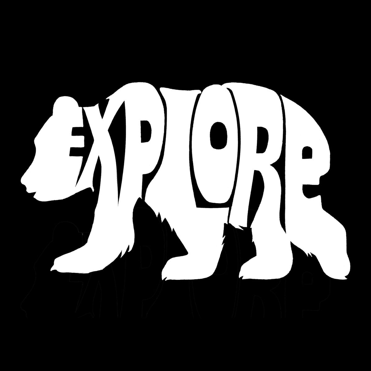 Mens Word Art Crewneck Sweatshirt - Explore